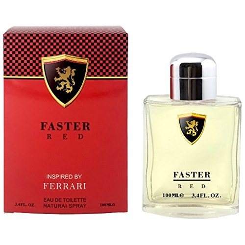 EBC Faster Red Eau De Toilette for Man, 100ml/3.4 OZ