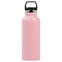 RTIC 16 oz Vacuum Insulated Water Bottle, Stainless Steel Metal, Double Wall, BPA Free, for Hot and Cold Drinks, Flamingo