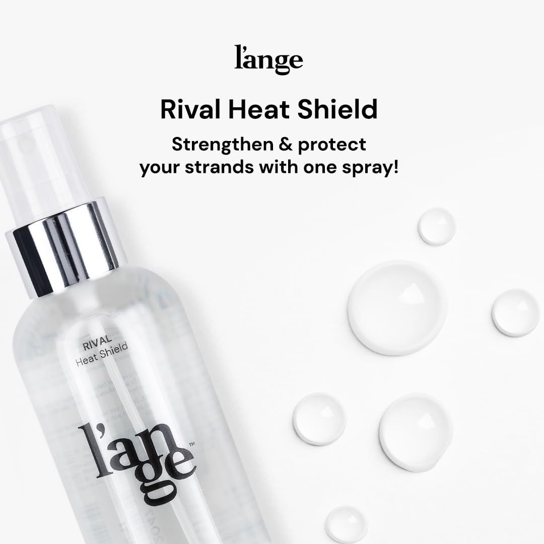 L'ANGE HAIR Rival Heat Shield | Heat Protection Spray for Hair | Prevents Frizz and UV Damage | Lightweight Thermal Protectant Spray | Adds Shine