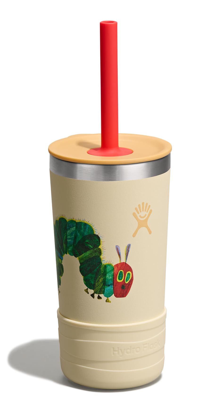 Hydro Flask Kids 12 Oz Tumbler with Lid and Straw for School - Insulated Stainless Steel World of Eric Carle™ Caterpillar