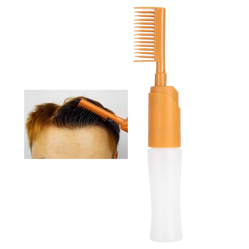 Jadeshay Root Comb Applicator Bottle for Hair Dye, 110ml PP Material, With Comb, Graduated Bottle, Easy to Use, Wide Application, Liquid, 1 Count, all