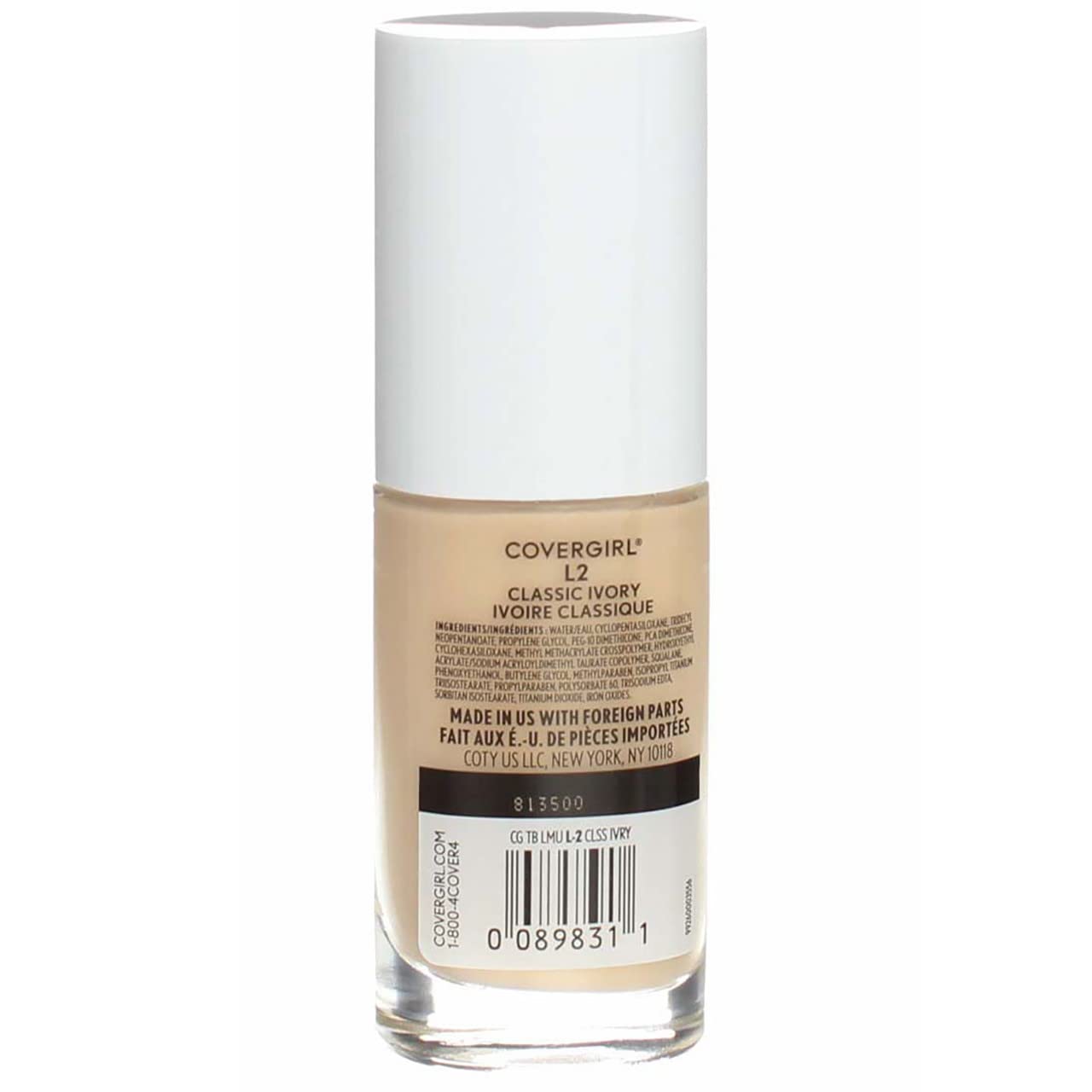 CoverGirl Trublend Classic Ivory L2 Liquid Makeup -- 2 per case.