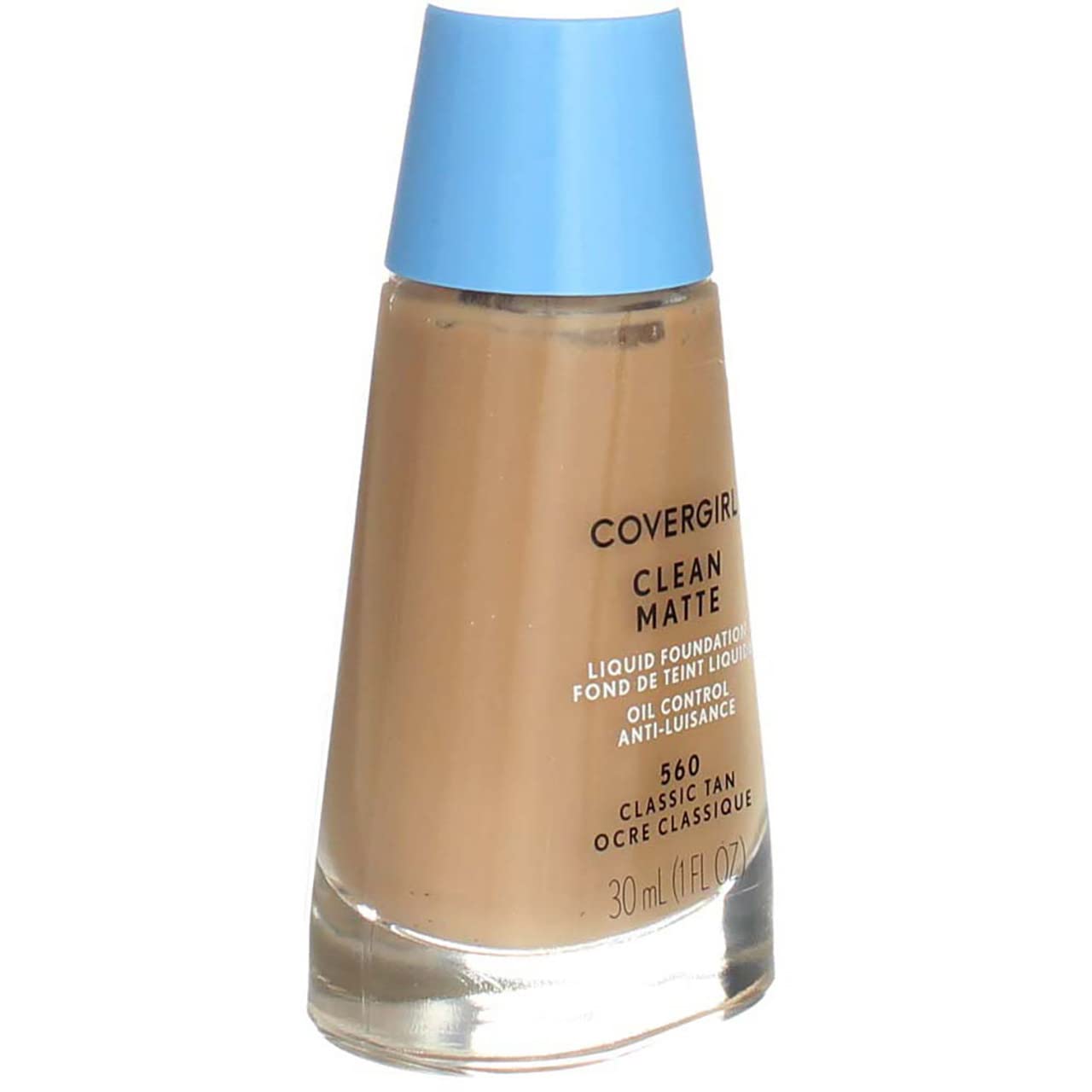 CoverGirl Clean Classic Tan Matte 560 Oil Control Liquid Makeup -- 2 per case.