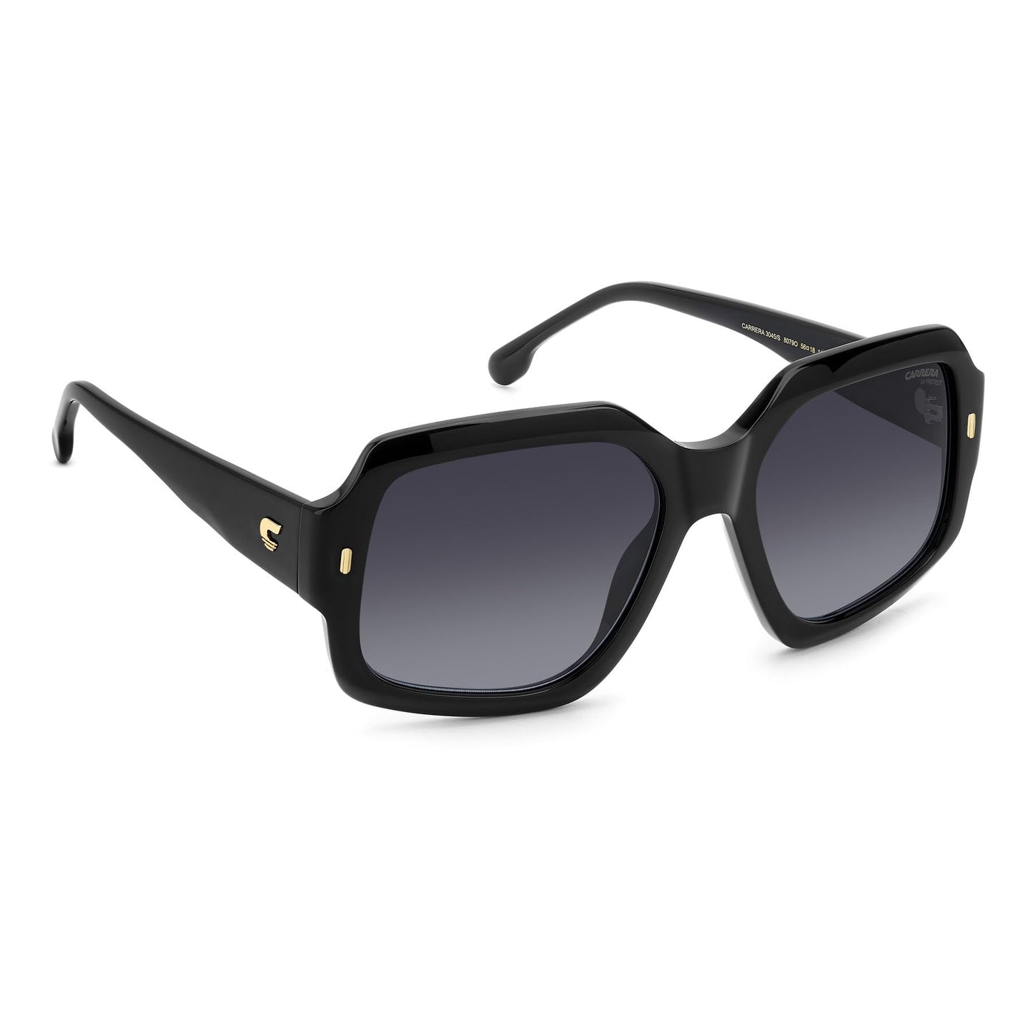 Carrera 3045/S BLACK/DARK GREY SHADED 56/18/140 women Sunglasses