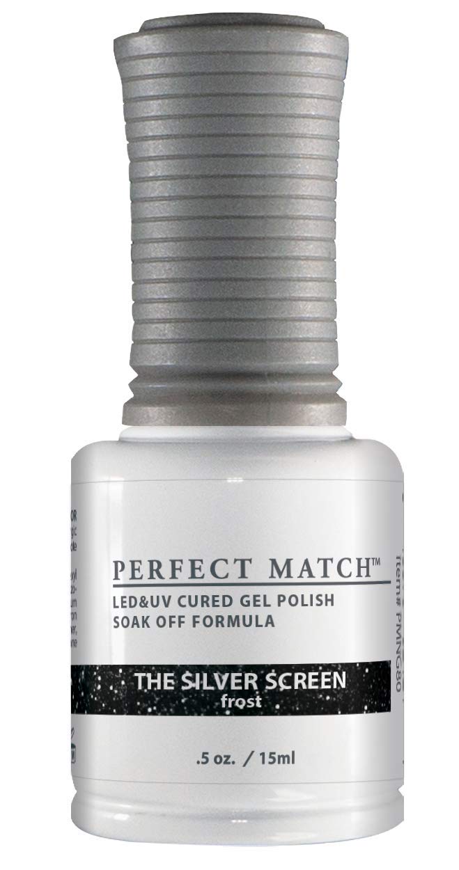 LeChat Perfect Match Gel Polish, The Silver Screen, 0.5 Fl Oz (PMS80) Beauty & Personal Care LECHAT