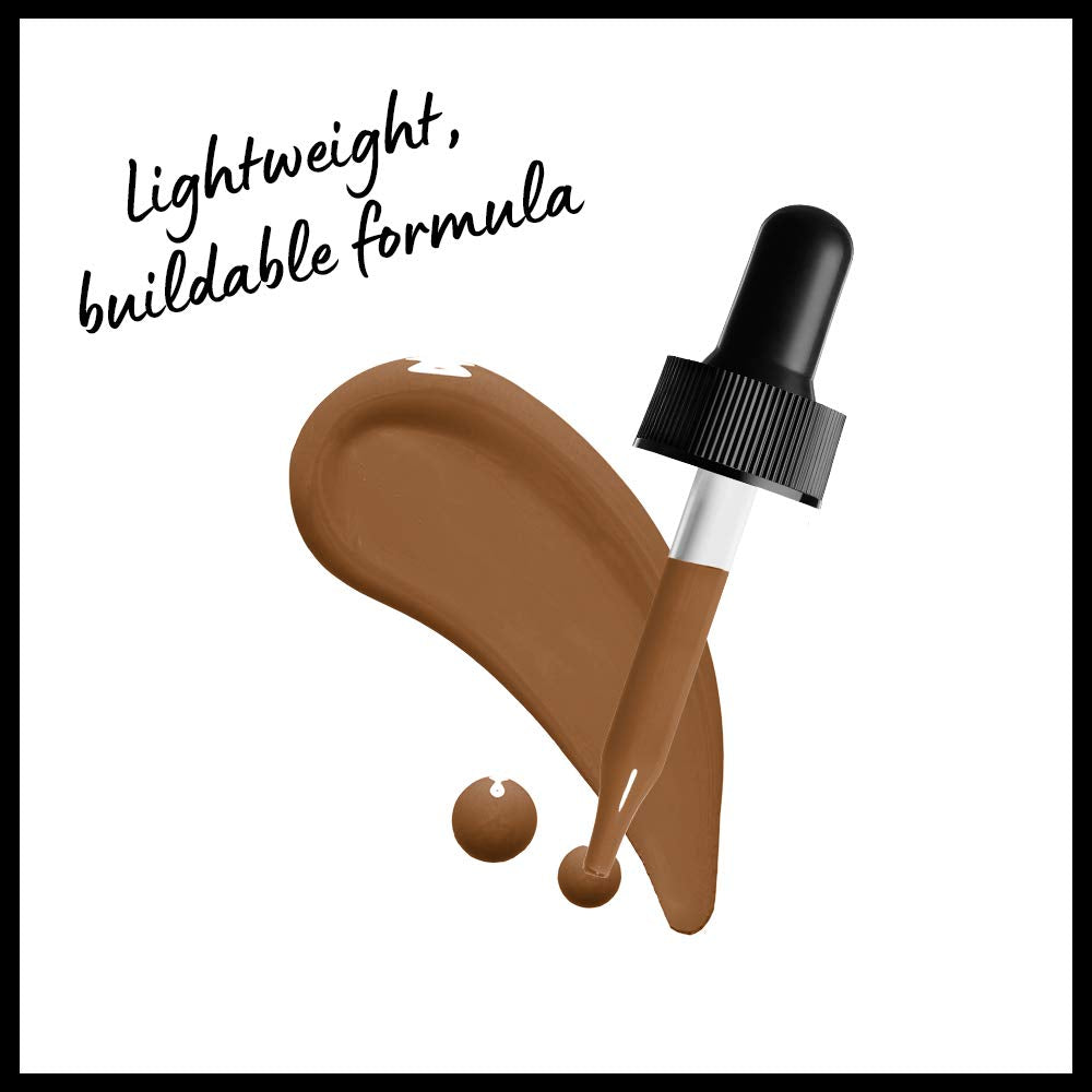 NYX PROFESSIONAL MAKEUP Total Control Pro Drop Foundation, Skin-True Buildable Coverage - Sienna