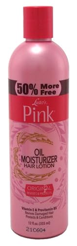 Luster's Pink Oil Moisturizer Hair Lotion 12 oz (Pack of 2)