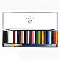 Kraze FX Key Colors Face Paint Palette - 10 Essential Split Cakes Including Black & White - 3/4" Professional Travel Set - Bestselling Color