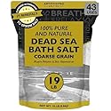 Aromasong Dead Sea Bath Salt - 100% Pure & Natural Dead Sea Salts for Soaking Coarse Grain 19 LB - Bulk Resealable Pack (Packaging May Vary) Used