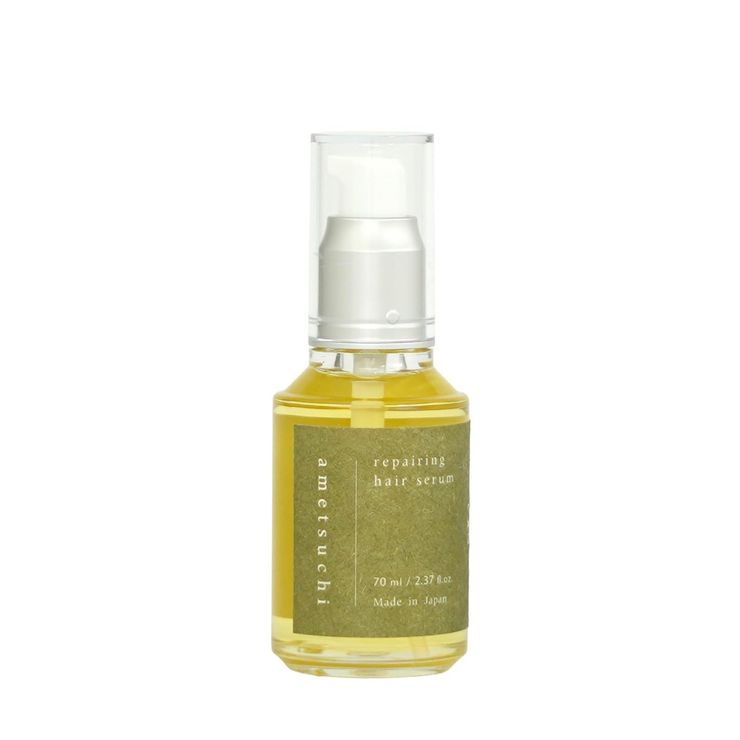 ametsuchi Repairing Hair Serum with Hinoki, Lightweight Oil, Revitalizes Dry or Damaged Hair and restores Shine, Made in Japan