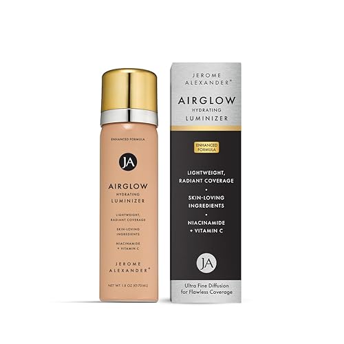 Jerome Alexander MagicMinerals AirGlow Tinted Highlighting Night Mist, Illuminating Airbrush Tinted Moisturizer Spray | Bronze Glow