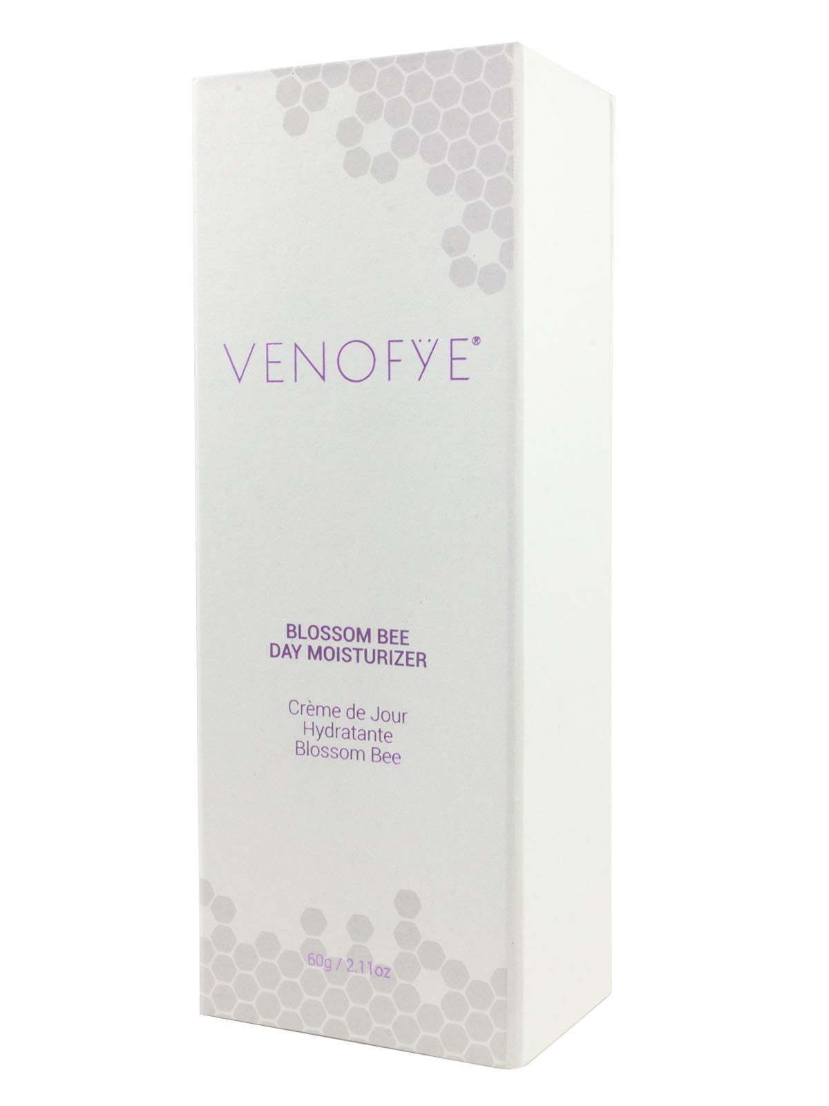 Venofye Blossom Bee Day Moisturizer - Unscented Cream for All Skin Types, Vitamin E Infused, 2.11 Fl Oz