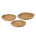 Creative Brands 47th & Main Decorative Round Baskets, Set of 3, Sea Grass