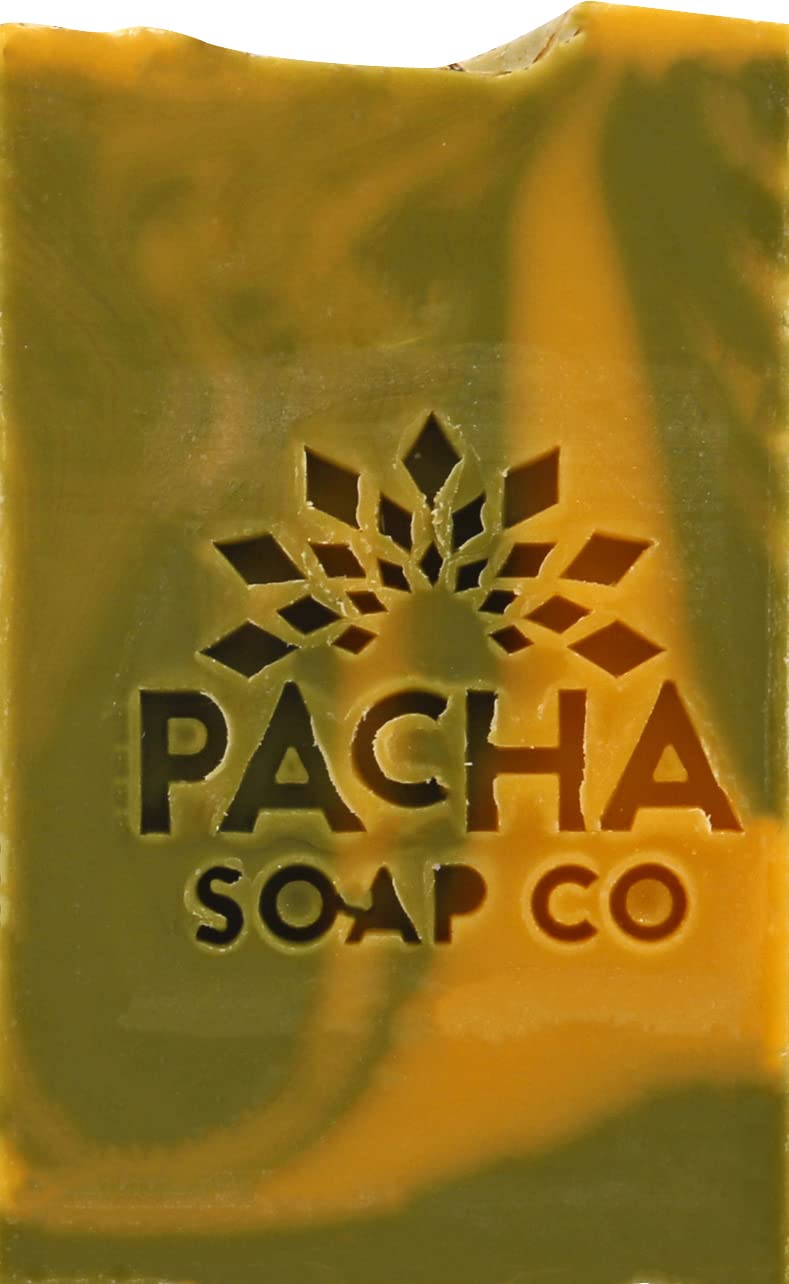 Pacha Soap Spearmint Lemongrass Bar Soap, 4 OZ