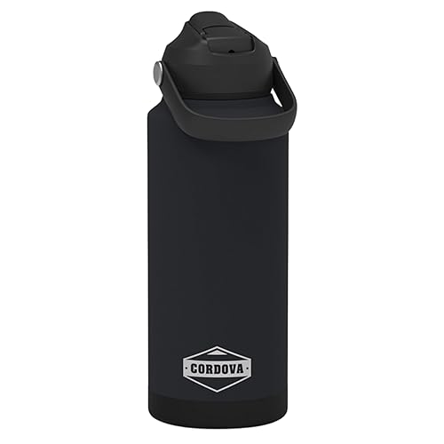 Cordova Outdoors Trailhead Class Water Bottle, Obsidian, 32 oz