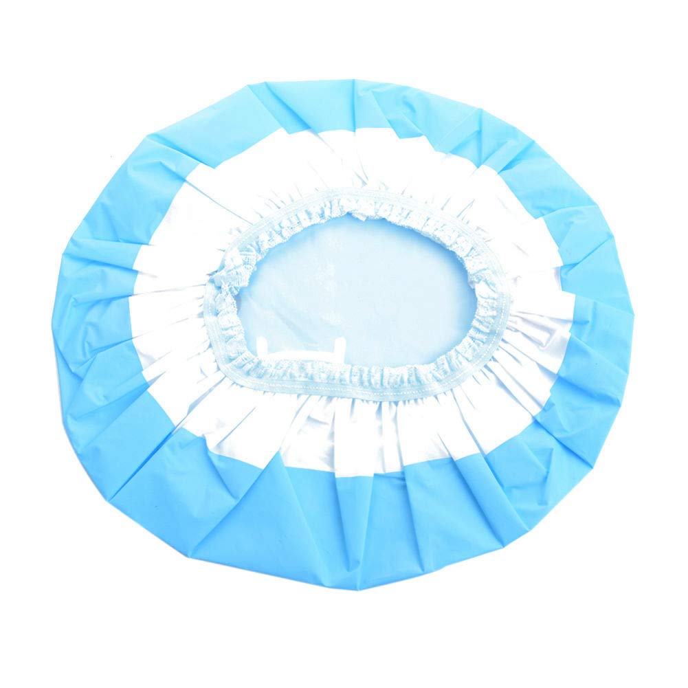 Aysekone 5 Pieces Cartoon Animals Waterproof Elastic PEVA Shower Caps Bath Caps Bathing Bathroom Hats Bathroom Accessories for Women and Girls