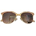 Foster Grant Women's HD Club Master Rose Gold Cat Eye Plastic Sunglasses
