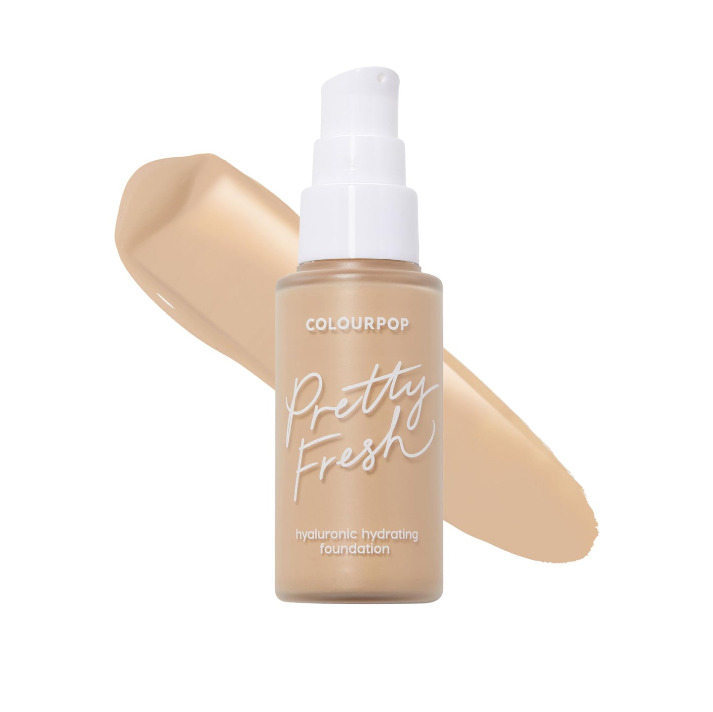 ColourPop Pretty Fresh Liquid Foundation - Hydrating Foundation with Medium, Buildable Coverage & a Natural Finish - Enriched with Hyaluronic Acid & Coconut Water - Light 70W (1 oz)