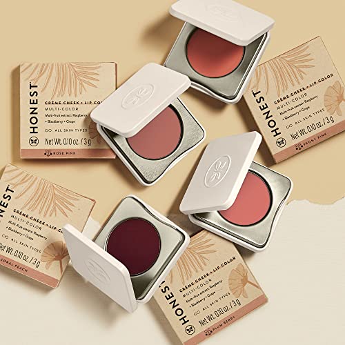 Honest Beauty 2-in-1 Creme Cheek Blush + Lip Color | EWG Verified, Vegan + Cruelty Free | Lush Lilac, .1 oz