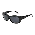 Dioptics Women's Haven-Effortless Folding Polarized Rectangular Fits Over Sunglasses, Black, Large
