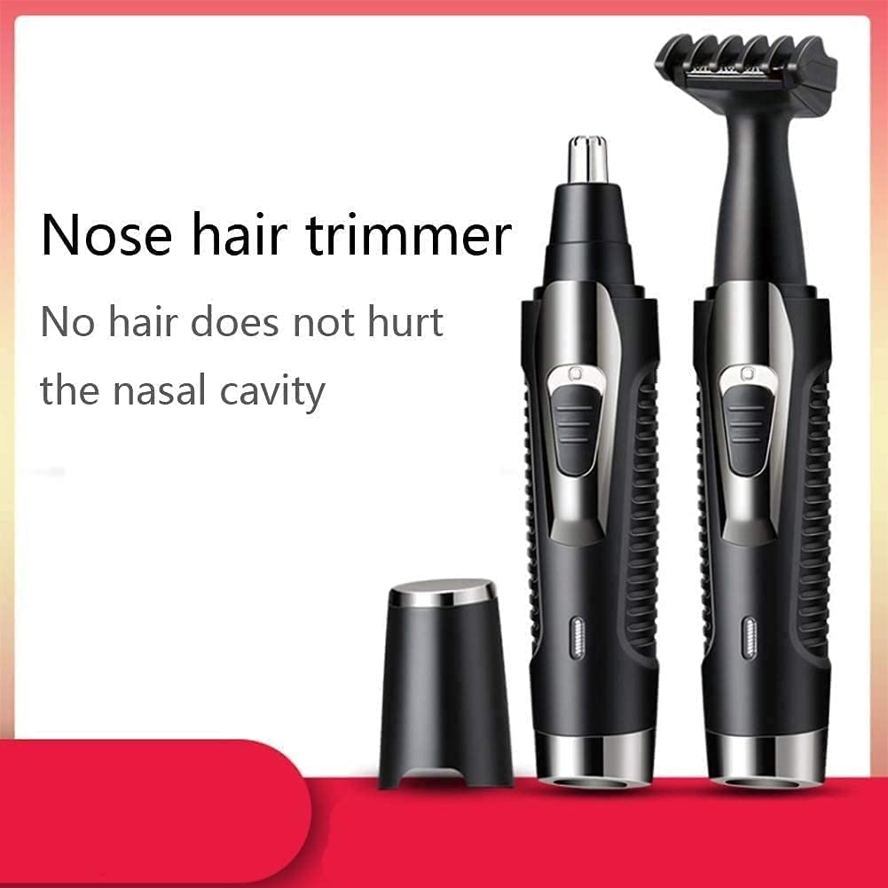 LEONYS Nose and Ear Hair Trimmer, 2 in 1 Ear Nose Hair Trimmer Clippers for Men and Women, USB Rechargeable, Waterproof Stainless Steel Head, Easy Beauty and Personal Care LEONYS