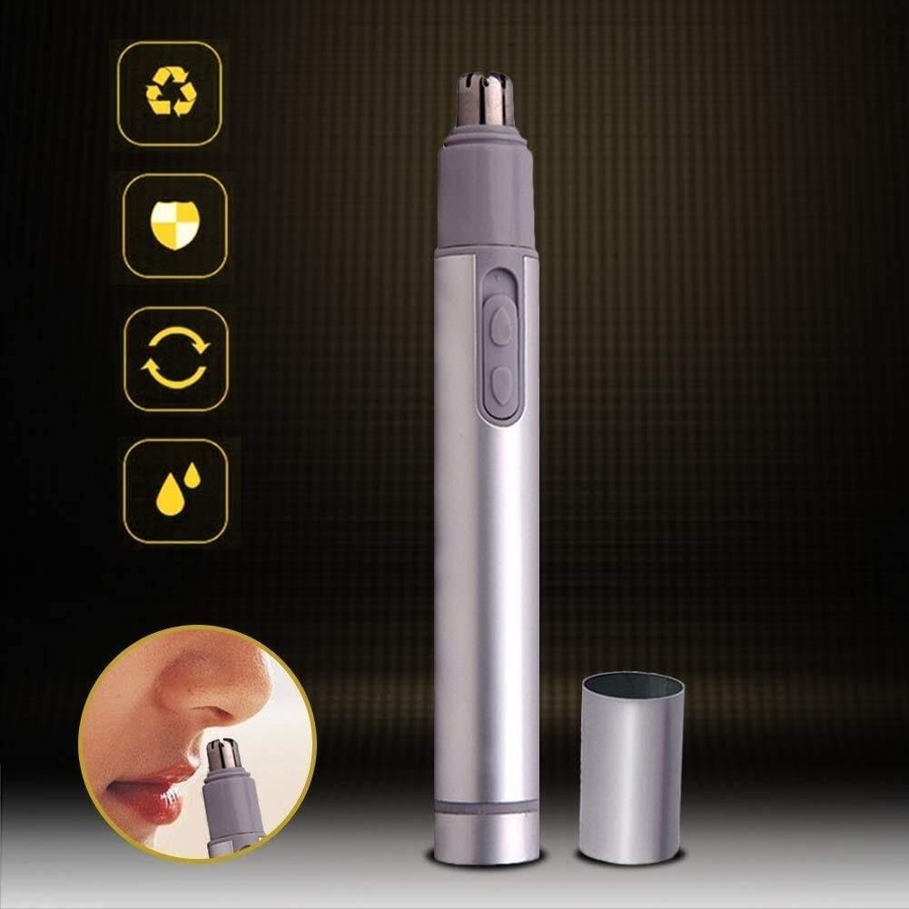 CXAPRDSH Ear, Nose & Brow Trimmer Clipper - Painless Nose Hair Detail Trimmer for Men & Women, Battery Operated Electric Groomer, Easy Cleaning Beauty and Personal Care CXAPRDSH