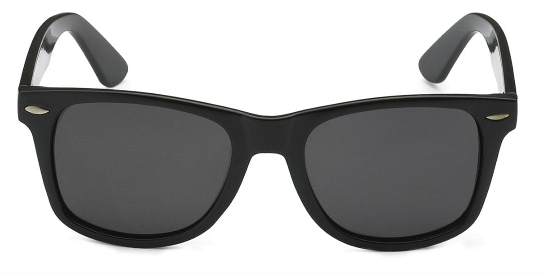 Retro Optix Sunglasses Classic 80’s Vintage Style Design (Black Gloss, Polarized)