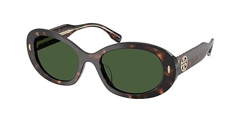Tory Burch Sunglasses TY 7214 U 172871 Dark Tortoise/Green Polyamide Standard