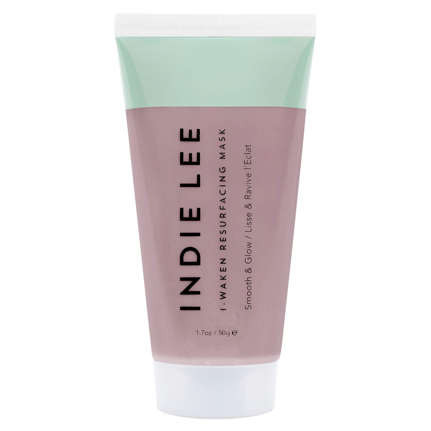Indie Lee I-Waken Resurfacing Mask - Smoothing & Exfoliating Clay Mask with BHA, Vitamin C, and Kaolin & Bentonite Clays - 1.7oz / 50g