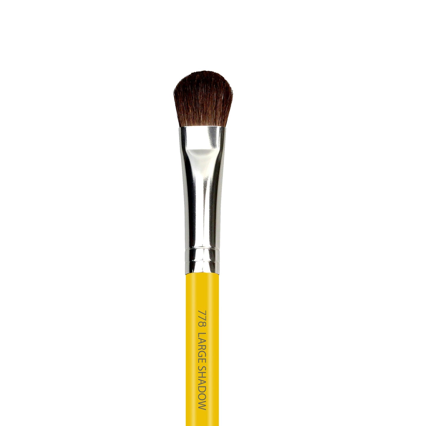 Bdellium Tools Professional Makeup Brush - Studio Series 778 Large Shadow - With Mix of Soft Synthetic & Natural Fibers, For Applying Shadow (Yellow