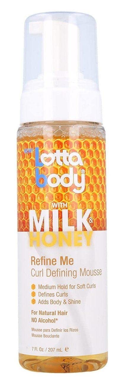 Lotta Body Mousse Curl Define Milk & Honey 7 Ounce Refine Me (Pack of 6)