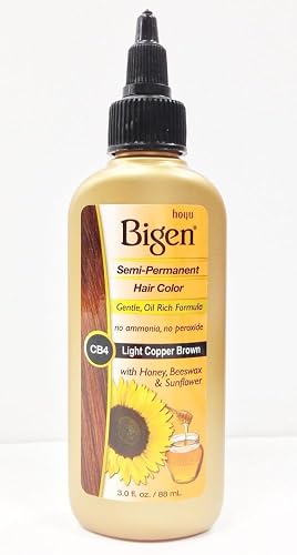 Bigen Semi-Permanent Haircolor #Cb4 Light Copper Brown 3 Ounce (88ml) (3 Pack)
