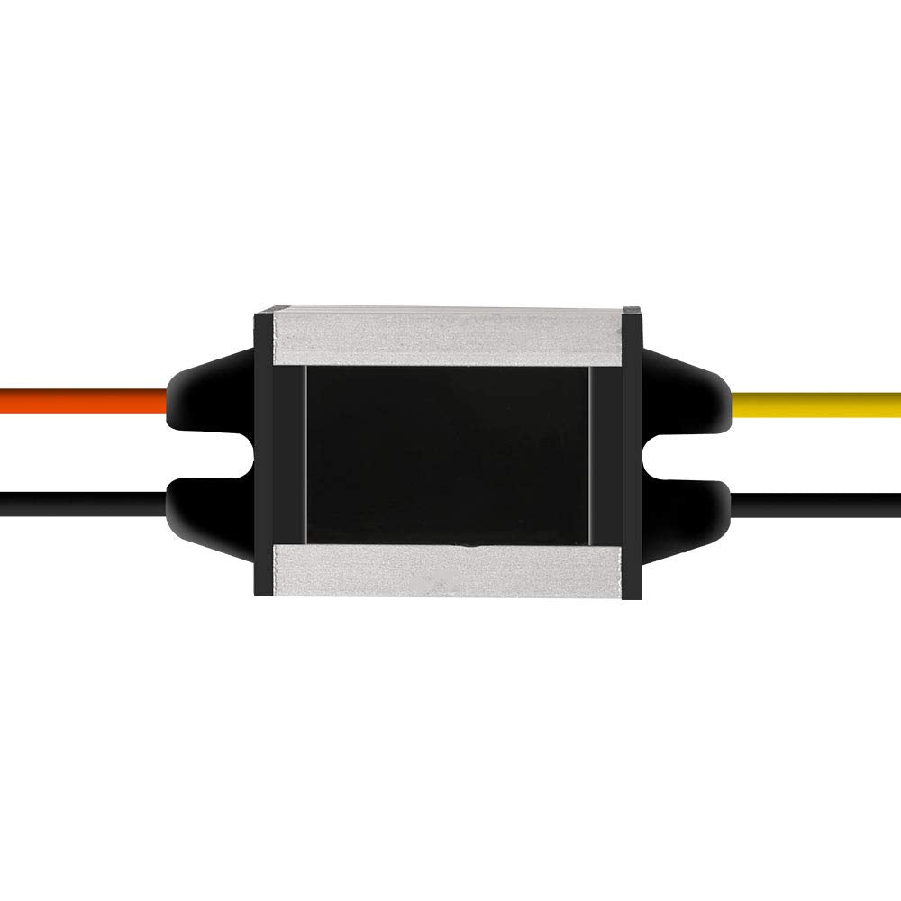 12V to 5V DC Converter – Waterproof 6.3-22V to 5V 3A 15W Step Down Voltage Regulator Buck Module for Car, Truck & Vehicle Power Supply