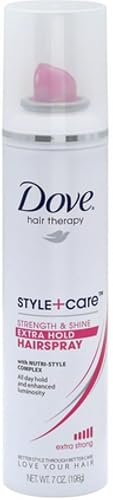Dove Style + Care Hairspray, Strength & Shine, Extra Hold 7 oz (Pack of 5)