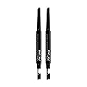 NYX PROFESSIONAL MAKEUP Fill & Fluff Eyebrow Pomade Pencil - Ash Brown (Pack Of 2)