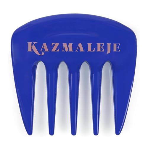 KAZMALEJE Detangling & Styling Pick for Curly, Kinky, Coily Hair | Reduces Frizz, Adds Volume | For Women, Kids & Men