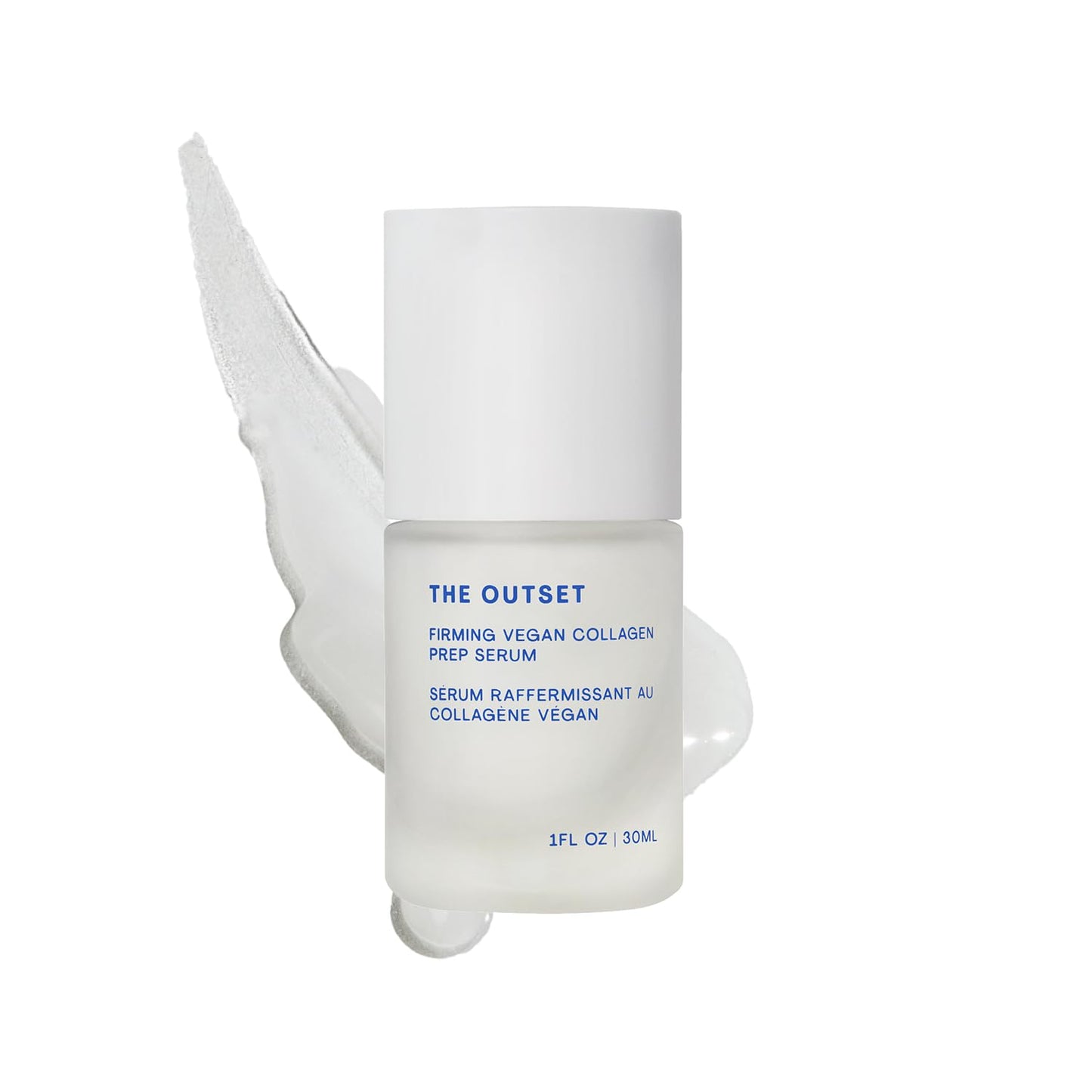 The Outset Firming Vegan Collagen Prep Serum - Gentle, Fragrance Free Multi-Benefit Serum - Hydrating, Brightening, Plumping and Anti-Aging - Clean
