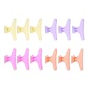 12Pcs Professional Salon Hair Claw, Butterfly Holding Hair Clip, Non-slip Butterfly Hair Clamps Chic Styling Claw Hair Clamps Salon Hair Color Perm