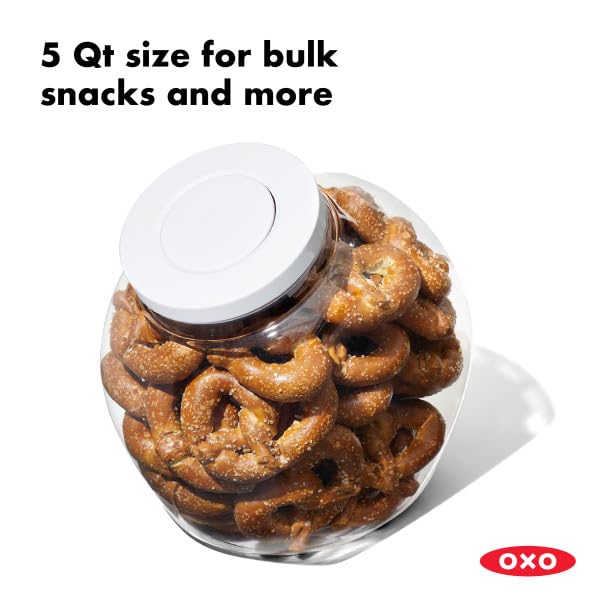 OXO Good Grips 5.0 Qt POP Large Cookie Jar - Airtight Food Storage- for Cookies and More