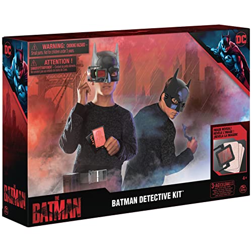 DC Comics Batman Detective Kit – Interactive Role-Play Toy with Accessories, Movie Collectible for Kids Ages 4+ Boys & Girls