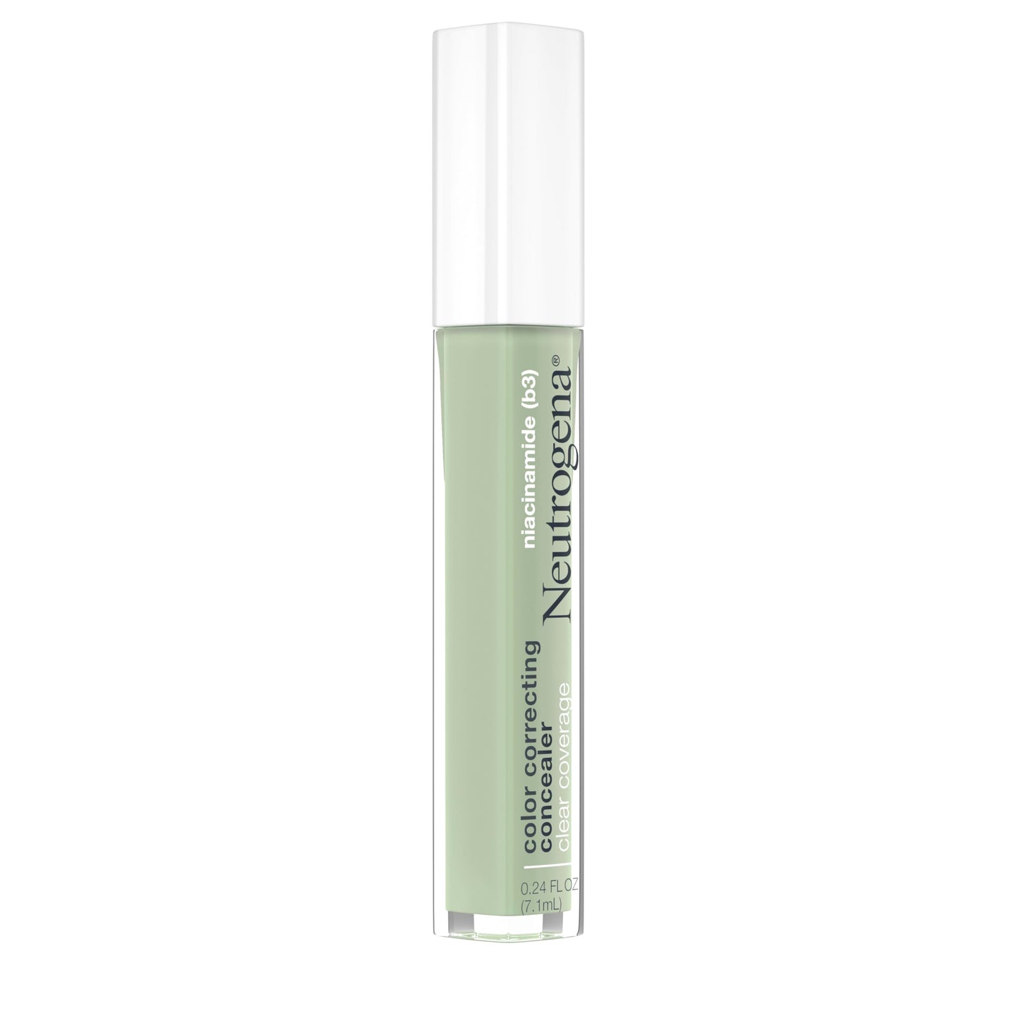 Neutrogena Clear Coverage Color Correcting Lightweight Face Concealer Makeup with Niacinamide & Green Pigment to Help Reduce Redness, 0.24 Fl Oz