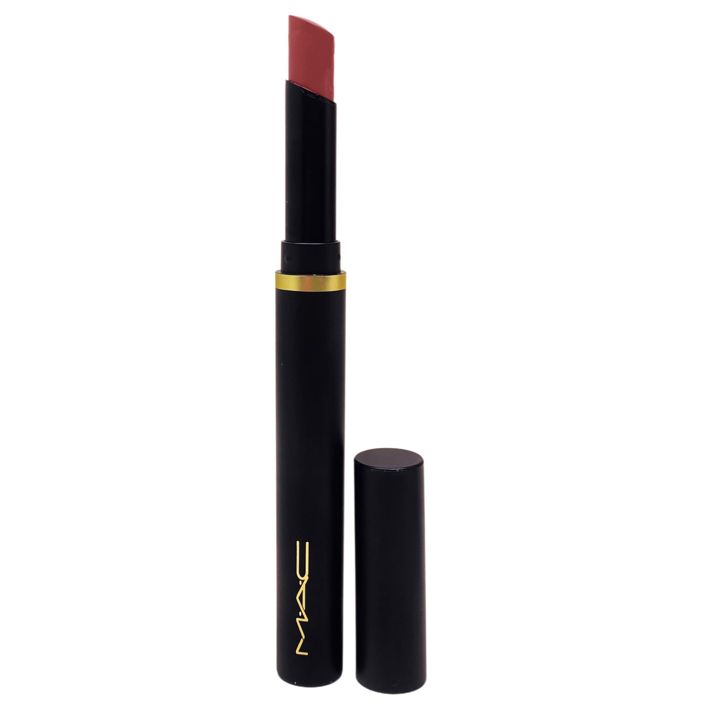 M·A·C Cosmetics Powder Kiss Velvet Blur Slim Stick Lipstick - 899 Brickthrough (0.07 oz / 2 g)