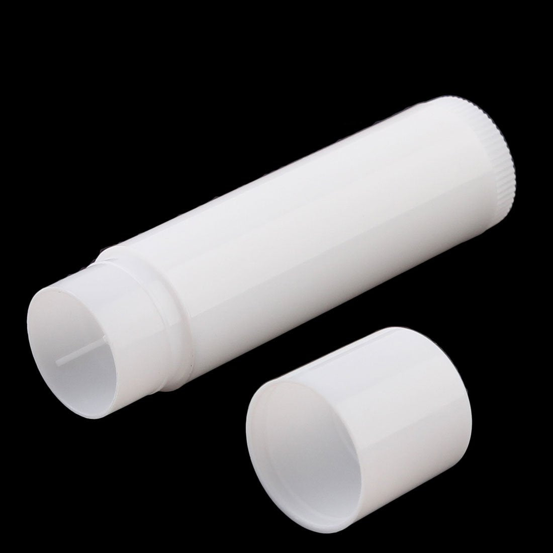 Ruilogod Plastic Empty Lip Balm Tube Lipstick Chapstick Container Cosmetic Holder 5 Pcs White (id: 216 712 dc4 47a d5a Beauty and Personal Care Ruilogod
