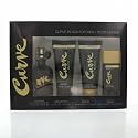 LIZ CLAIBORNE Curve Black For Men - 4 Piece Gift Set - 4.2 Oz Eau De Cologne Spray, 3.4 Oz After Shave Balm, 3.4 Oz Shower Gel, 1.7 Oz Deodorant