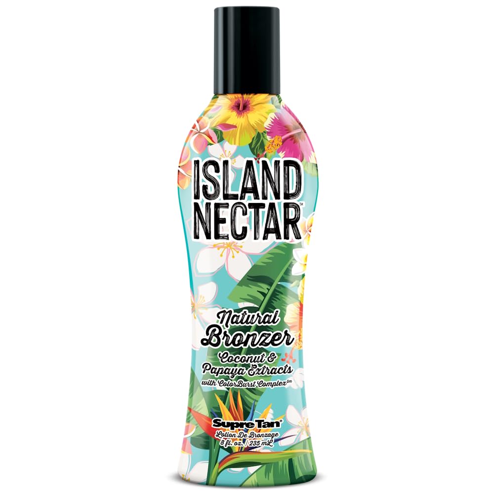 Supre Island Nectar Natural Bronzer Coconut & Papaya Extracts with Colorburst Complex 8oz