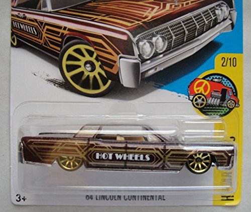 Hot Wheels Art Cars 2/10, BRONW '64 Lincoln Continental 15/365 10 Spoke