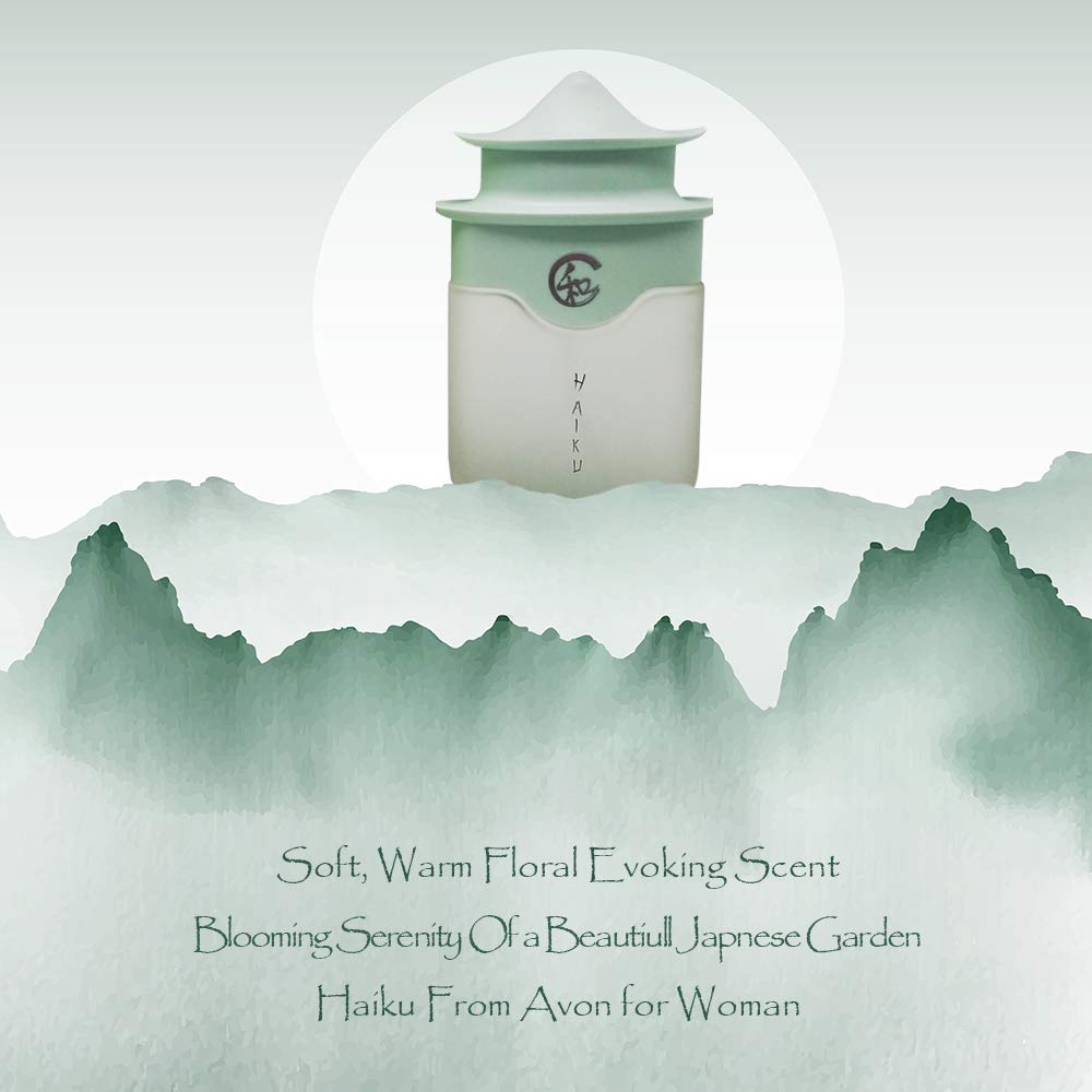 AVON Haiku Eau de Parfum 1.7 fl. oz. - Clean Fragrance for Women | Fresh Green Floral Designer Perfume with Japanese Yuzu & Blonde Woods | Clean Scent