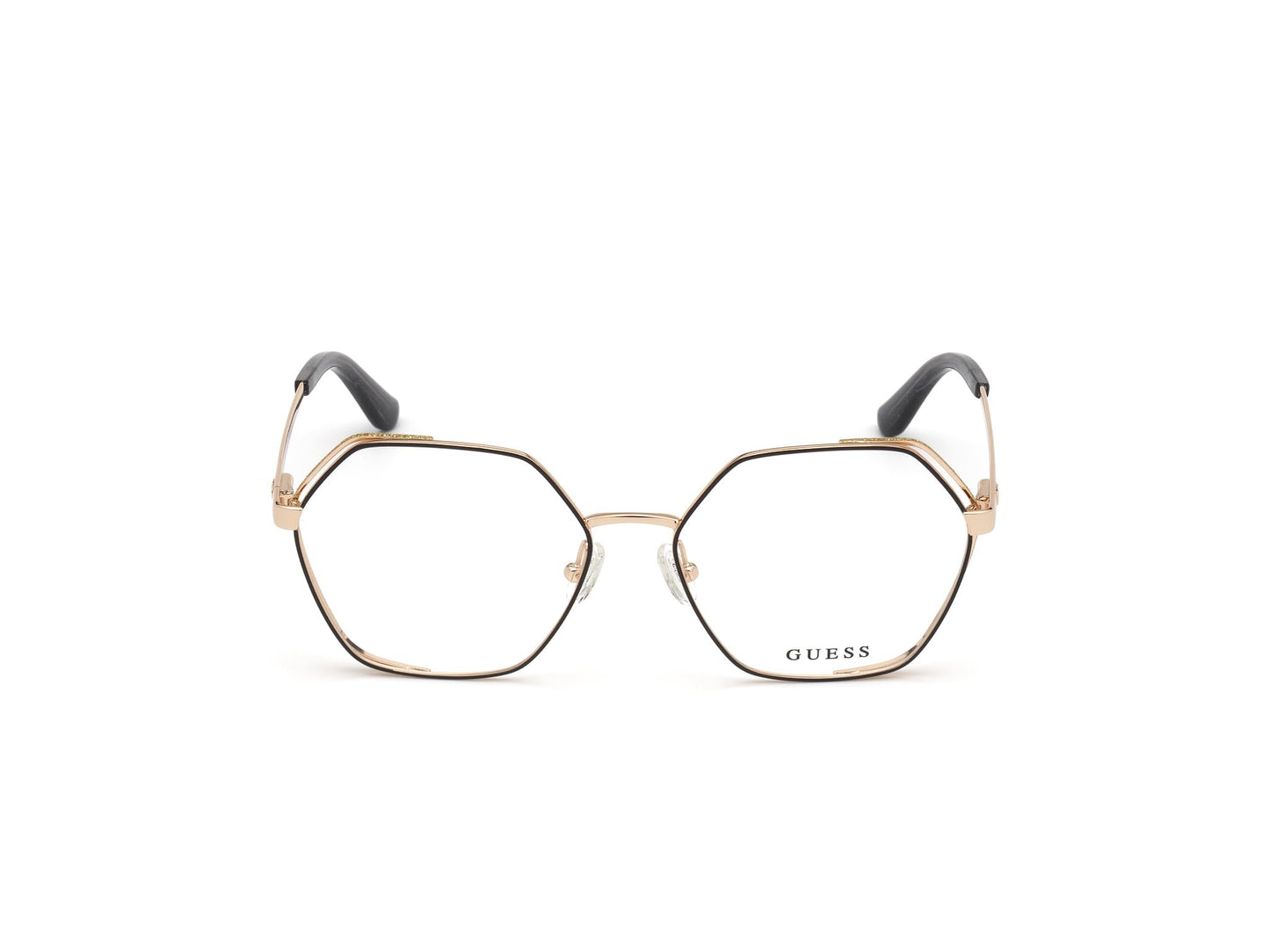 GUESS Women's 0 Sunglasses, Pale gold, 56