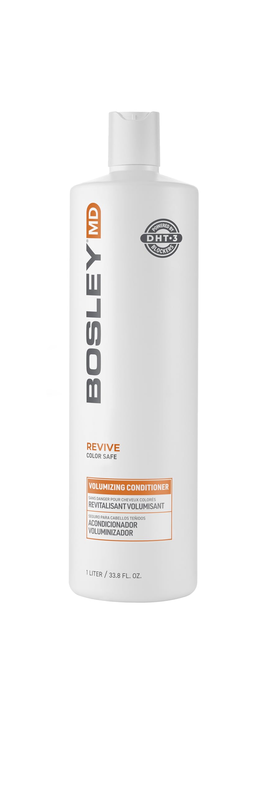 BosRevive Volumizing Conditioner for Thinning, Color/Chemically-Treated Hair - DHT Blocker, Sulfate-Free, Vegan, Biotin, Saw Palmetto & Rosemary