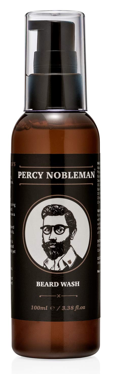 Beard Wash by Percy Nobleman A Natural Highly Organic Soap/Shampoo & Conditioner for Men